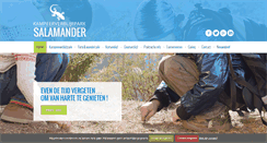 Desktop Screenshot of campingsalamander.be